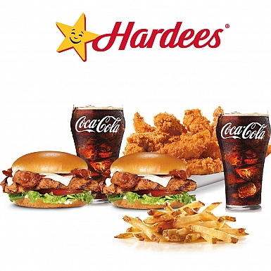 Sandwich and Chicken Deal for 2 Persons - Hardees