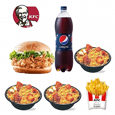 KFC Zinger Burgers Custom Deal for 6 People