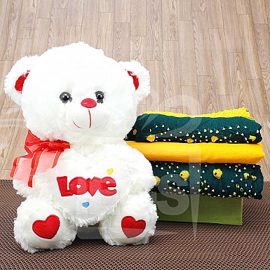 Love Bear With Chunri Suit | Eid Hampers | ExpressGiftService