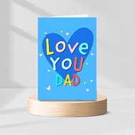 Love You Dad Personalised Card