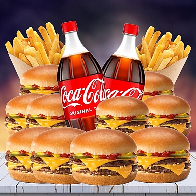 Mr Burgers Meal Deal For 10 People