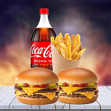 Mr Burgers Meal Deal For 2 People