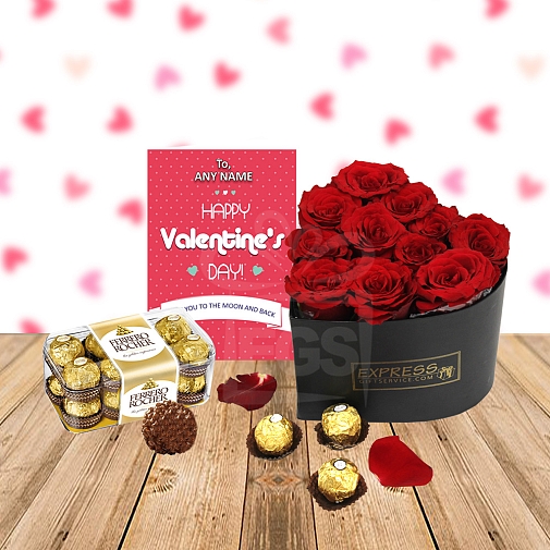 Valentines Signature Heart Combo Gifts