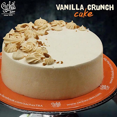 2lbs vanilla crunch cake from sachas to karachi
