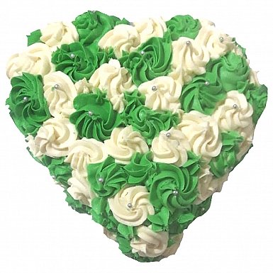 3Lbs Heart Shape Pakistan Cake - Armeen