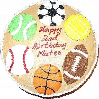 4Lbs Balls Theme Cake - Armeen