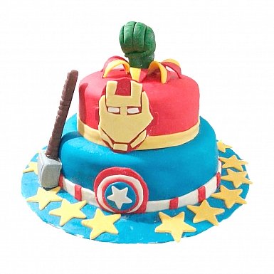 6lbs Avengers Cake - Armeen