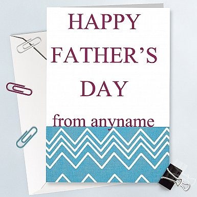 Happy Father Day - Personalised Cards