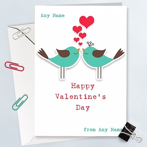 Happy Valentine Day-Personalised Card