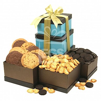 Assorted Biscuits Gift Tower