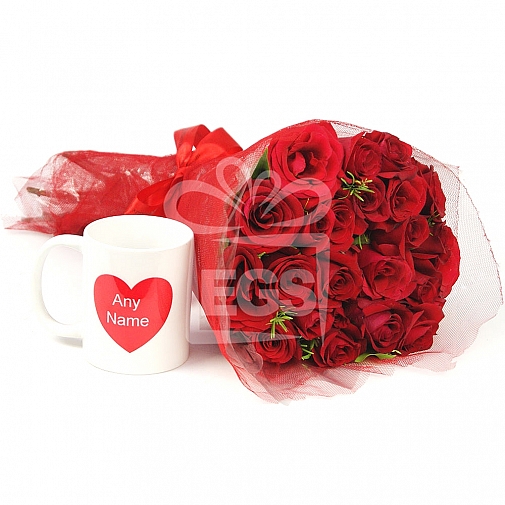 Dreamy Red Roses Bunch