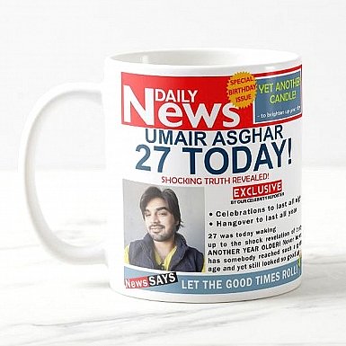 Daily News- Birthday Mug