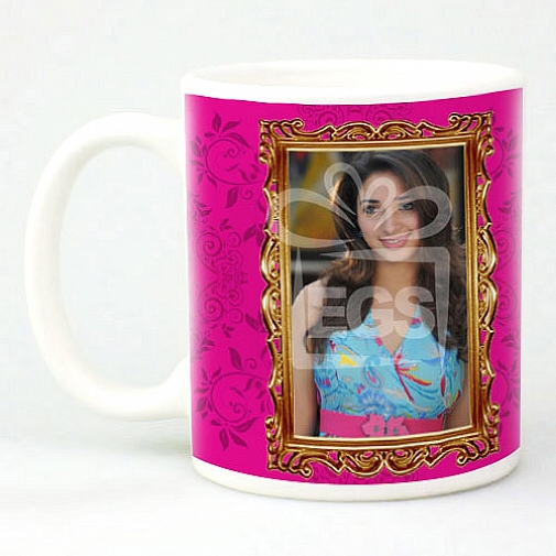 Striking Pink Mug - Personalised Mugs