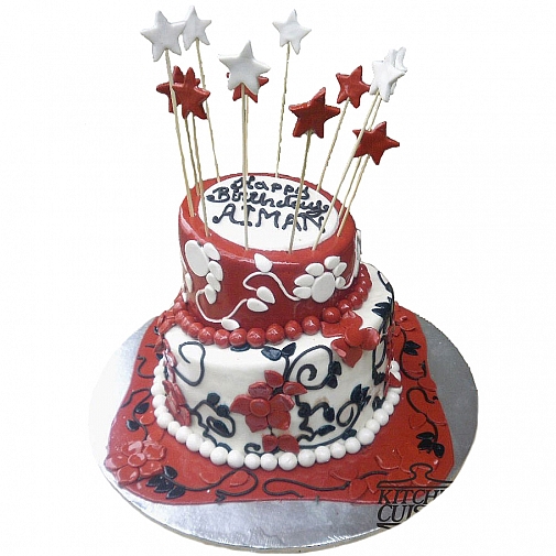 6Lbs Stars Cake - Kitchen Cuisine