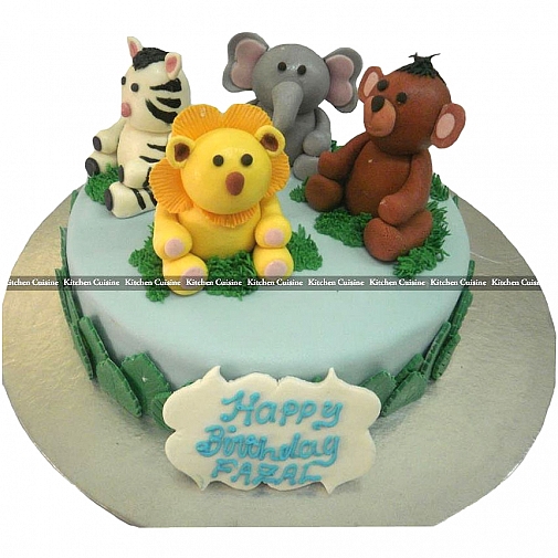 5Lbs Wild Life Cake - Kitchen Cuisine