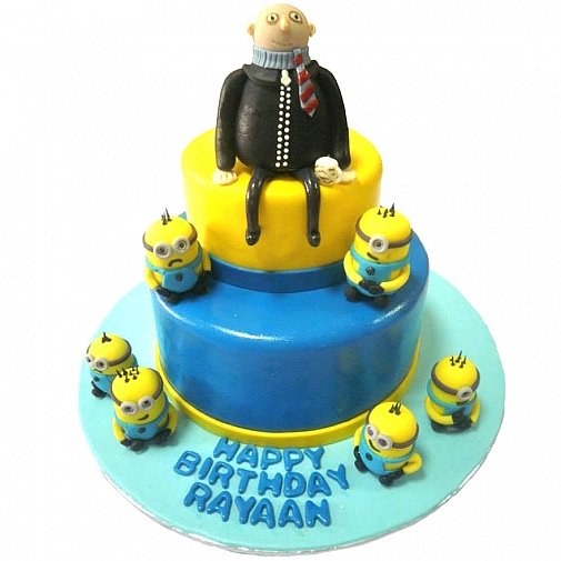 7Lbs Despicable Me Theme Cake - Kitchen Cuisine