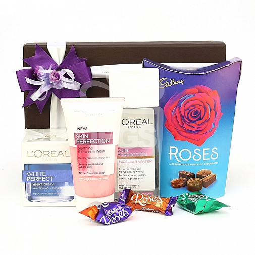 Loreal & Cadbury Hamper for Her