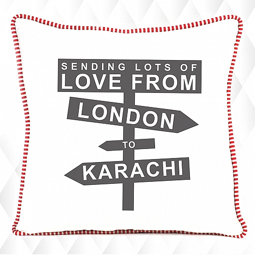Love from Me to You-Personalised Cushion