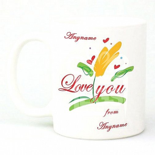 Love You-Personalised mug