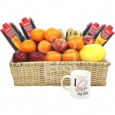 Loving Dad Fruit Basket