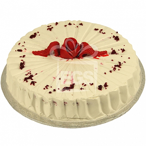 2Lbs Red Velvet Cream Cake -Tehzeeb Bakers