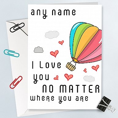 Unconditional Love-Personalised Card