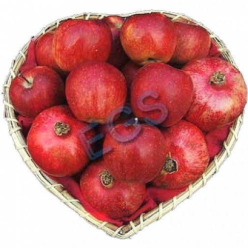 Valentine Red Fruit Basket