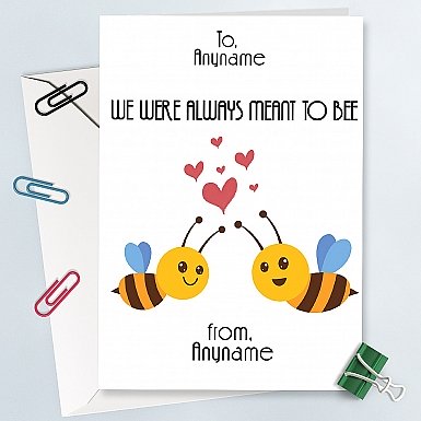 We were meant to Be-Personalised Card