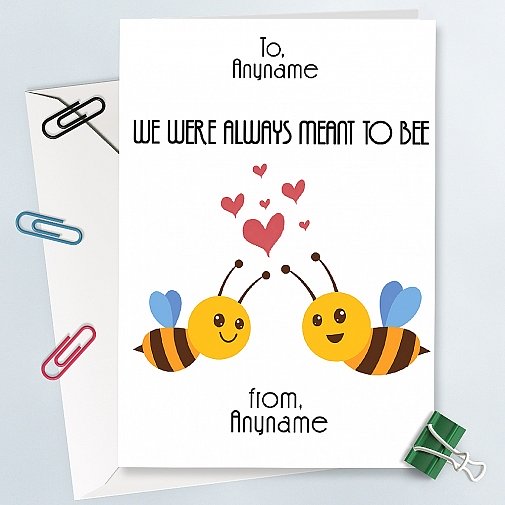 We were meant to Be-Personalised Card
