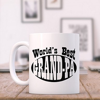 World's Best Grandpa-Personalised Mug