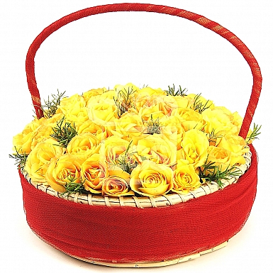 Yellow Sunshine Basket
