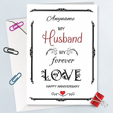 Anniversary Card for Hubby