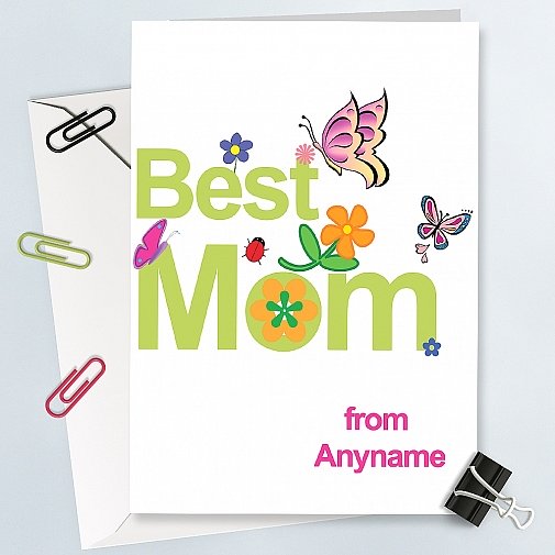 Best Mom Card - Personalised Card