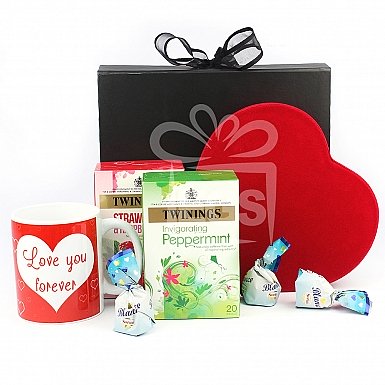 Chocolate & Tea Valentine Hamper