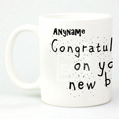 New Baby Boy - Personalised Mugs