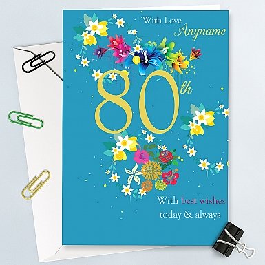 Floral Birthday Card