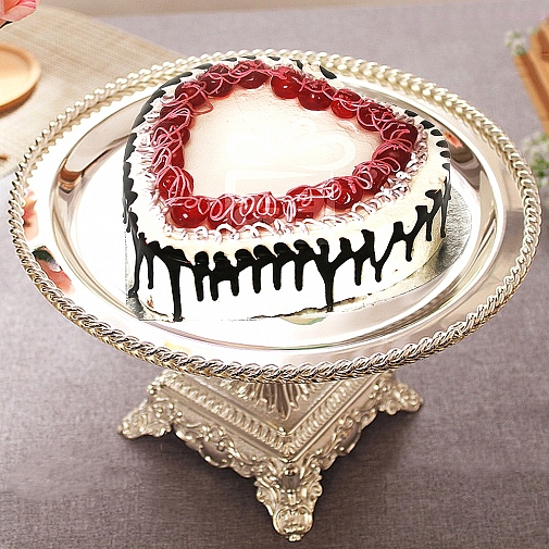 6Lbs Heart Shape Italian Blackforest Cake - PC Hotel