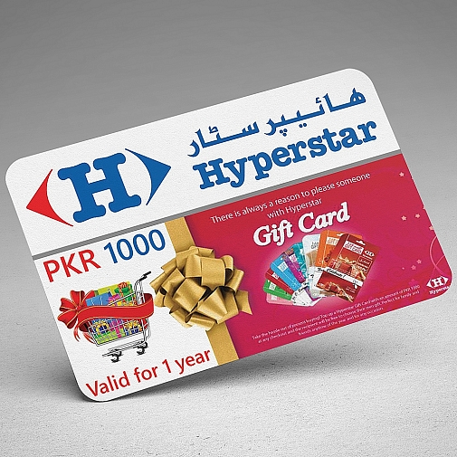 Hyperstar Gift Card- Rs.1000