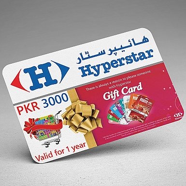 Hyperstar Gift Card- Rs.3000