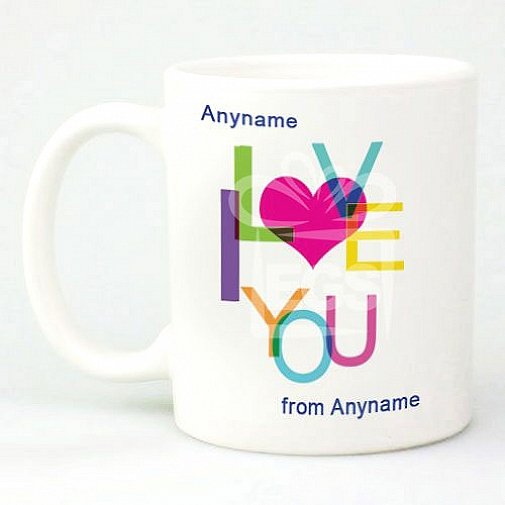 I Love You - Personalised Mug