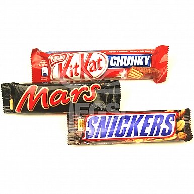 KitKat Mars and Snickers - 24 Bars