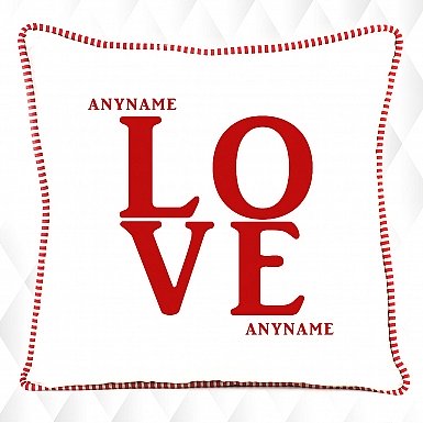 Love - Personalised Cushion