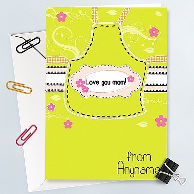 Love You Mum Card - Personalised Card