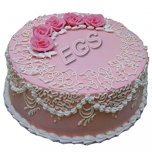 2Lbs Pink Dairy Milk Cake - Redolence Bake Studio