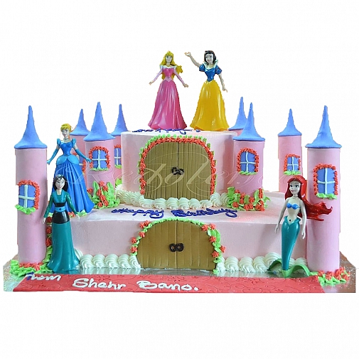 10lbs Princess Castle Cake - Redolence Bake Studio