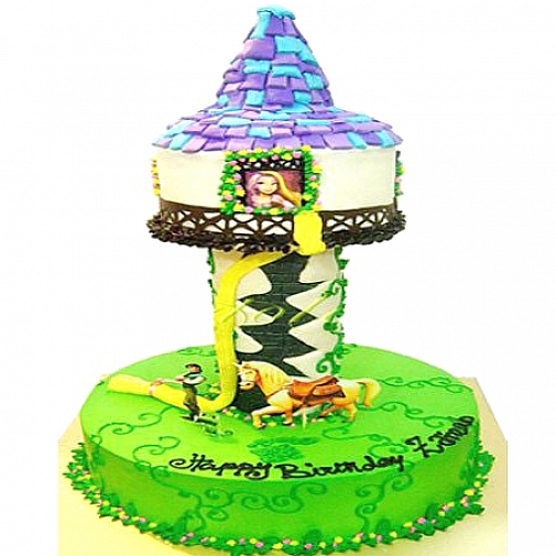 14lbs Tangled Cake - Redolence Bake Studio