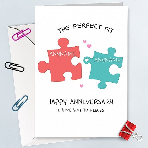 Perfect Fit Anniversary Card