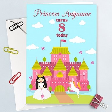 Princess Birthday Card