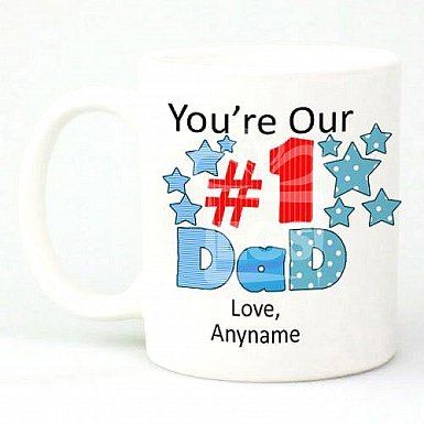 You are No. 1 Dad - Personalised Mugs