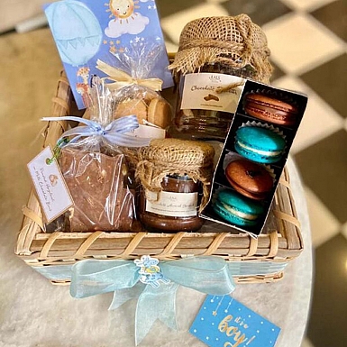 Welcome Baby Boy Hamper from Lals